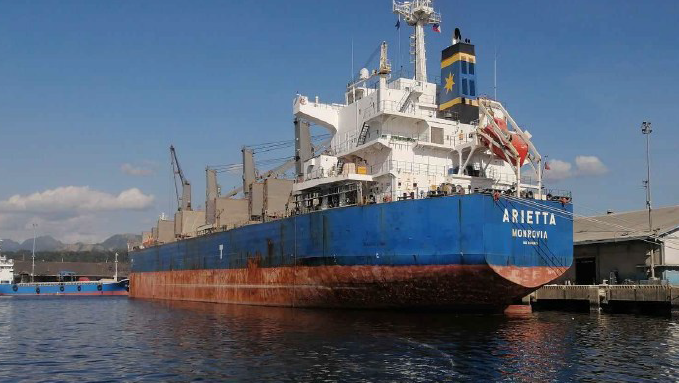 Underwater CCTV Survey of MV Arietta